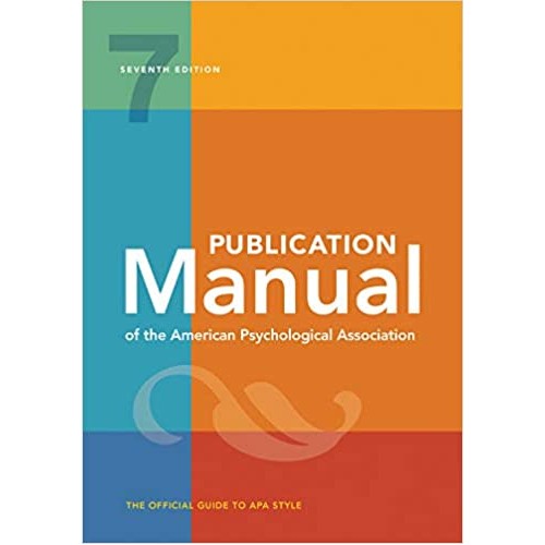 Publication Manual of the American Psychologi...