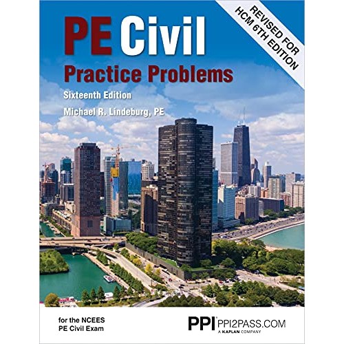 PPI PE Civil Reference Manual, 16th Edition, A Comprehensive Civil Engineering Review Book