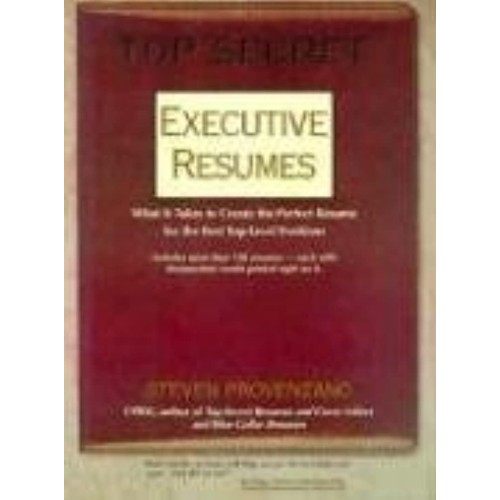 Top Secret Executive Resumes 