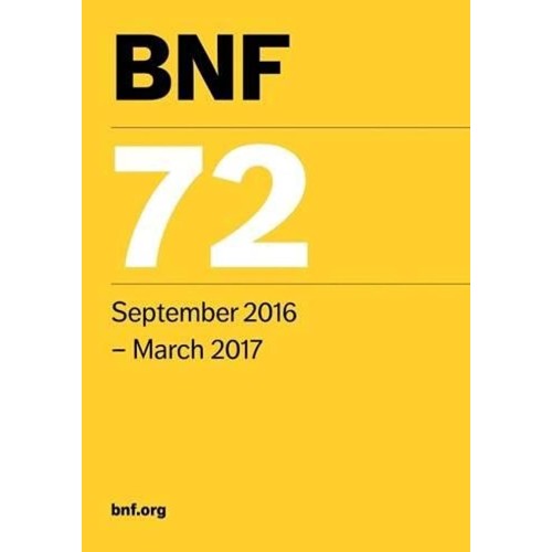 British National Formulary (Bnf) 72 (Pb 2017)...