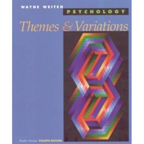 Psychology Themes And Variations, 4/E 