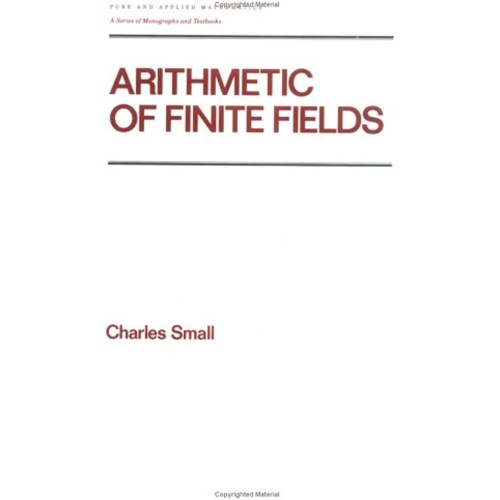 Arithmetic Of Finite Fields Vol-148 