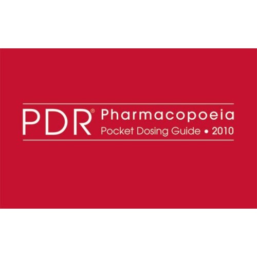 Pdr Pharmacopoeia Pocket Dosing Guide 2010 (P...