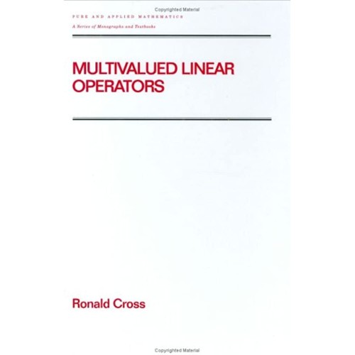 Multivalued Linear Operators 