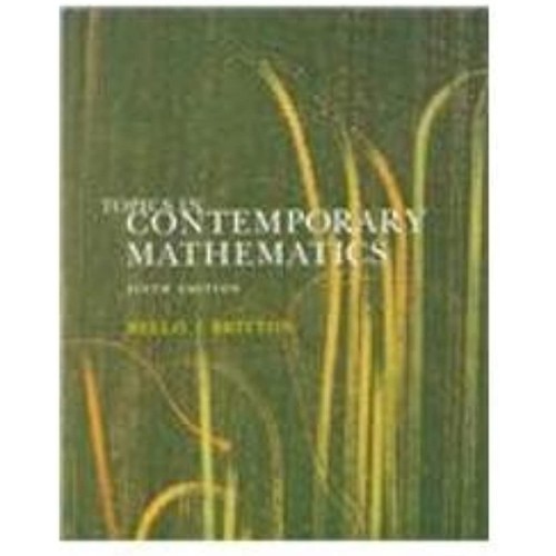 Topics In Contemporary Mathematics 6Ed 