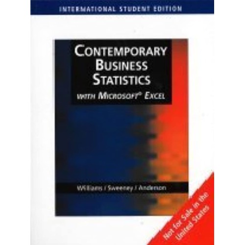 Contemporary Business Statistics With Microso...