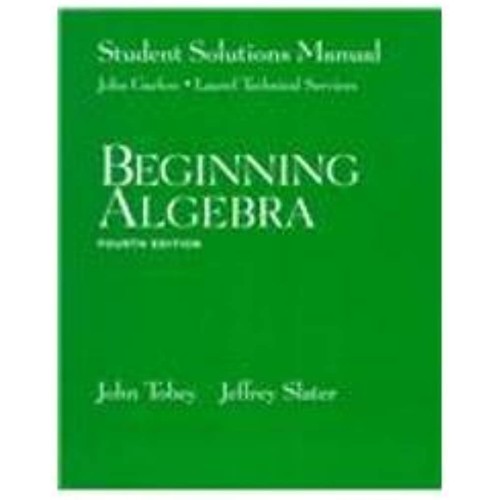 Begnning Algebra 4Ed (Pb 1997)