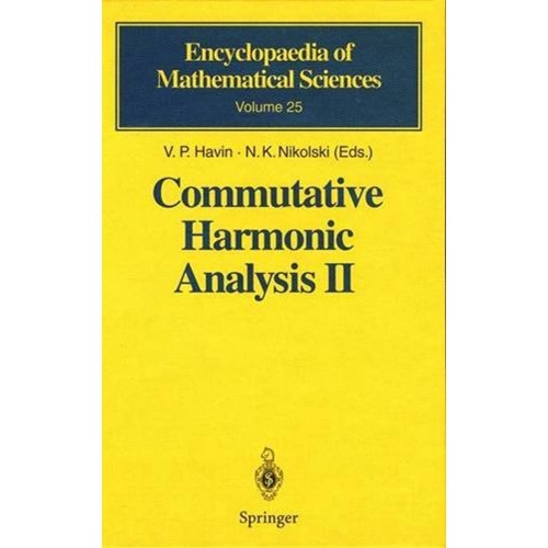 Ems Commutative Harmonic Analysis Ii ;Vol-25 