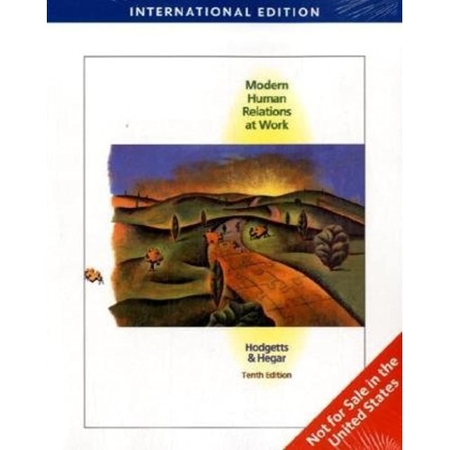 Modern Human Relations At Work 10Ed (Pb) 