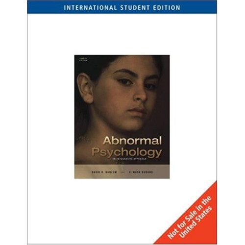 Abnormal Psychology W/Cd + Infotrac 