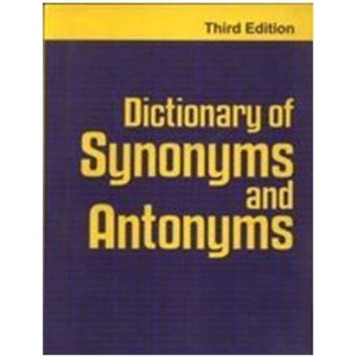 Dictionary Of Synonyms And Antonyms (Pb 2018)...