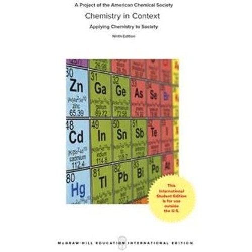 Chemistry In Context Applying Chemistry To So...