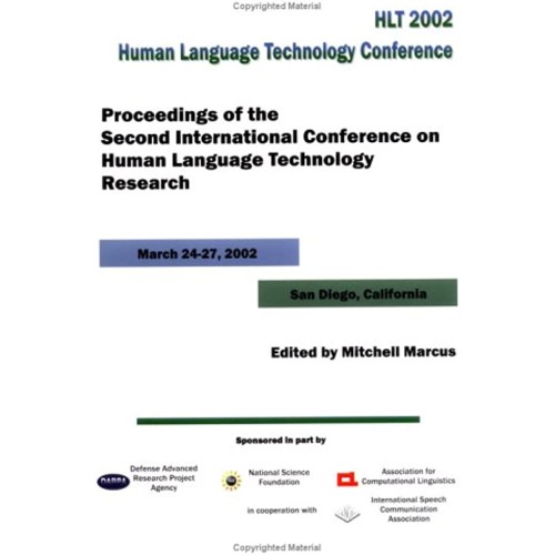 Human Language Technology Conference 2002 (Pb...