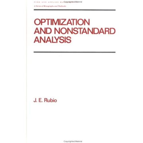 Optimization And Nonstandard Analysis 