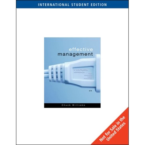 Effective Management 2Ed Ise (Pb 2005)