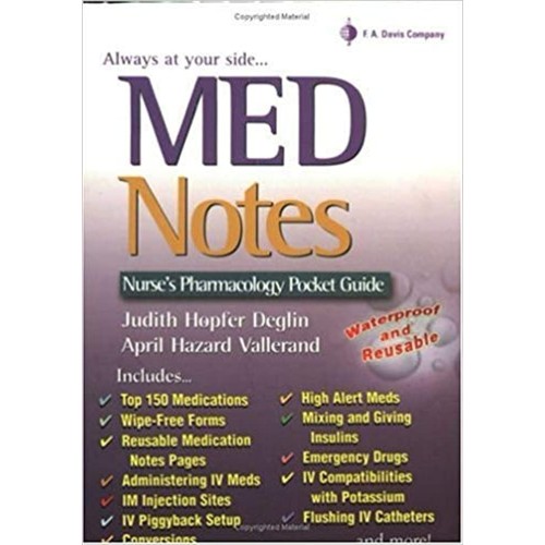 Med Notes Nurses Pharmacology Pocket Guide (P...