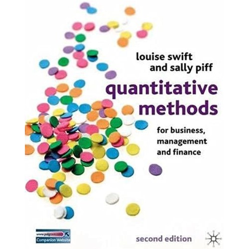 Quantitative Methods For Business, Management...