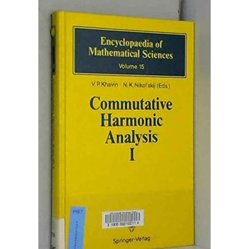 Commutative Harmonic Analysis  I ( Ems ,Vol -...