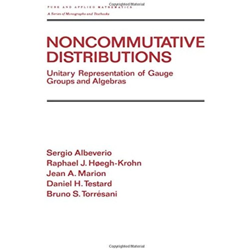 Noncommutative Distributions Vol 175 (Hb 1993...