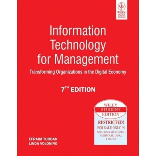 Information Technology For Management Transfo...