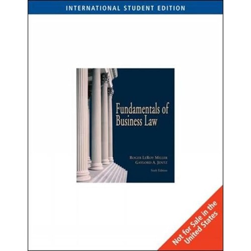 Fundamentals Of Business Law 7Ed (Pb) 