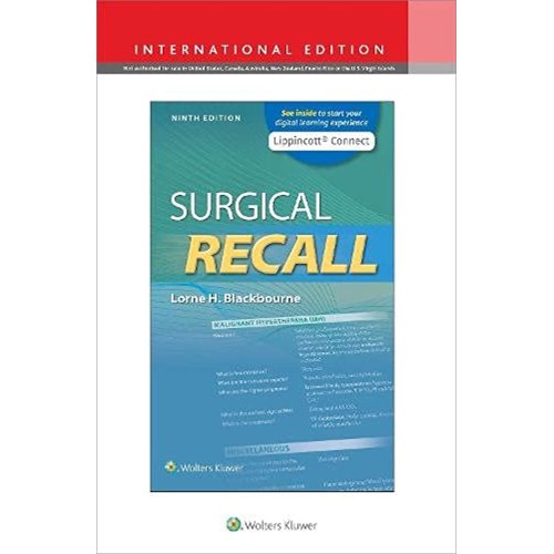 Surgical Recall 9Ed (Ie) (Pb 2022)