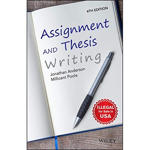 Assignment And Thesis Writing 4Ed (Pb 2019) 