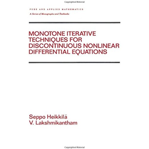 Monotone Iterative Techniques For Discontinuo...