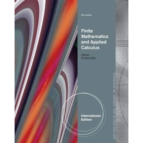 Finite Mathematics And Applied Calculus 6Ed (...