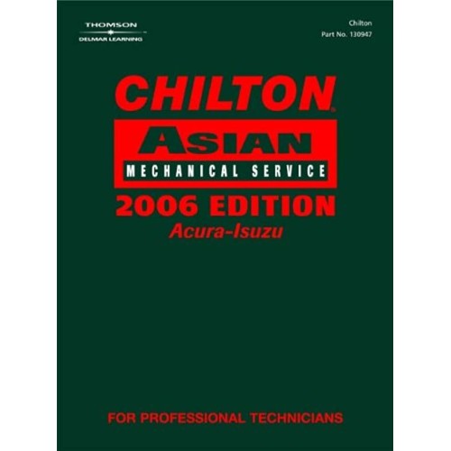 Chilton Asian Mechanical Service 3 Vol Set 