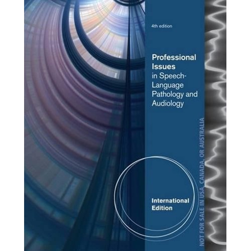 Professional Issues In Speech Language Pathol...