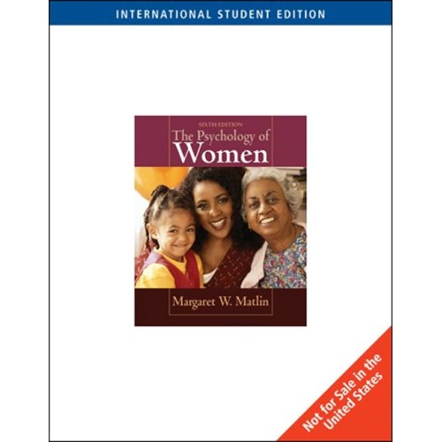 The Psychology Of Women 6Ed (Pb) 