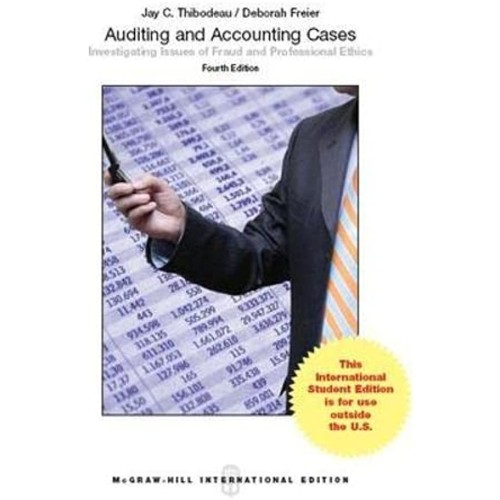 Auditing And Accounting Cases Investigating I...