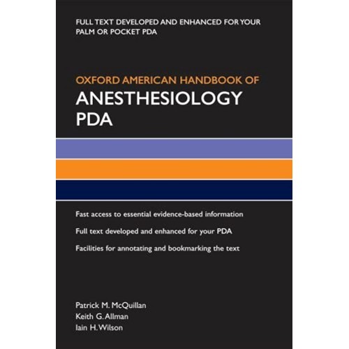 Oxford American Handbook Of Anesthesiology Pd...