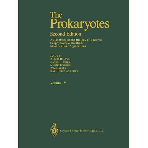 The Prokaryotes, 2/E, 4 Vol Set 