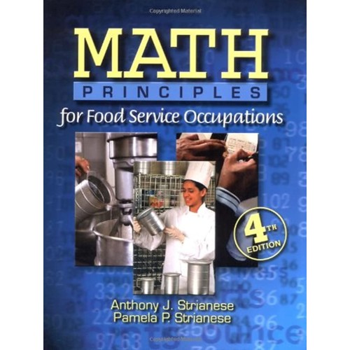 Math Principles For Food Service Occupations ...