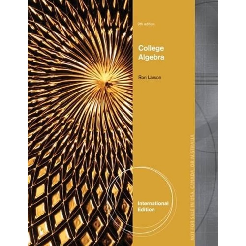 College Algebra 9Ed (Ie) (Pb 2014)