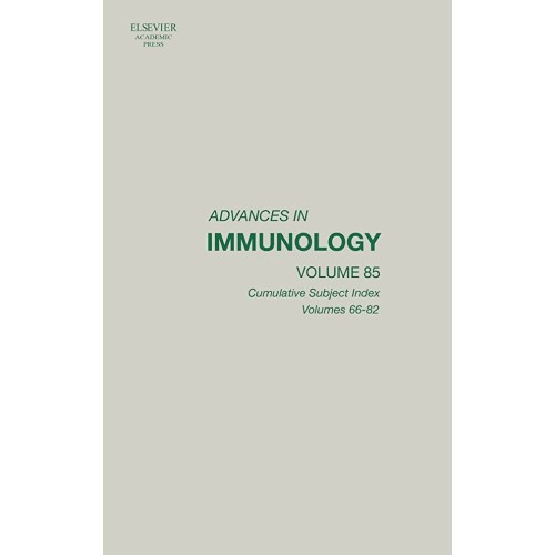 Advances In Immunology Vol.85 Cumulative Subj...