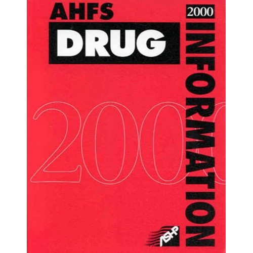 Drug Information 2000 