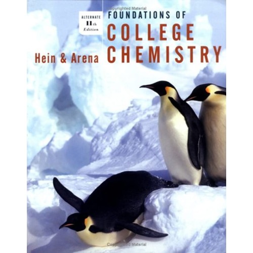 Foundation Of College Chemistry (Pb 2003)