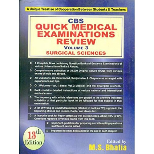 Cbs Quick Medical Examinations Review, 13E, V...