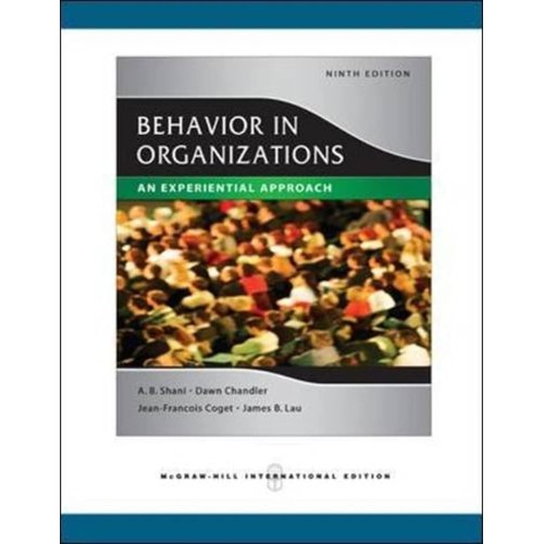 Behavior In Organizations 9Ed (Ie) (Pb 2009) 