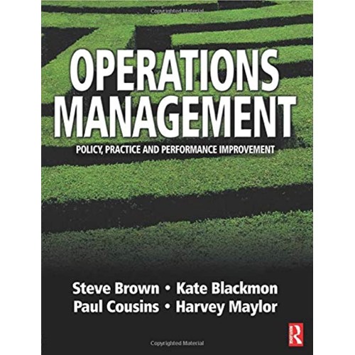 Operations Management (Pb 2001)