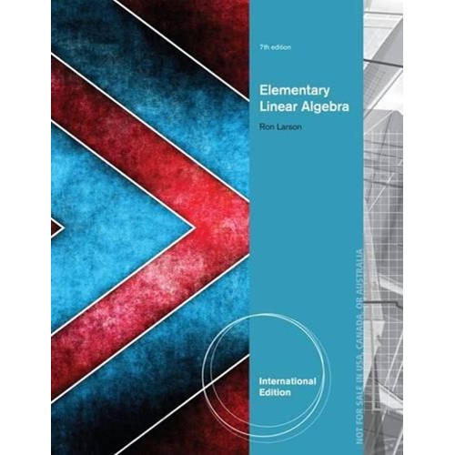 Elementary Linear Algebra 7Ed (Ie) (Pb 2013)