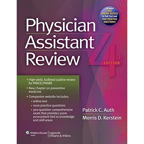 Physician Assistant Review 4Ed (Pb 2013) 