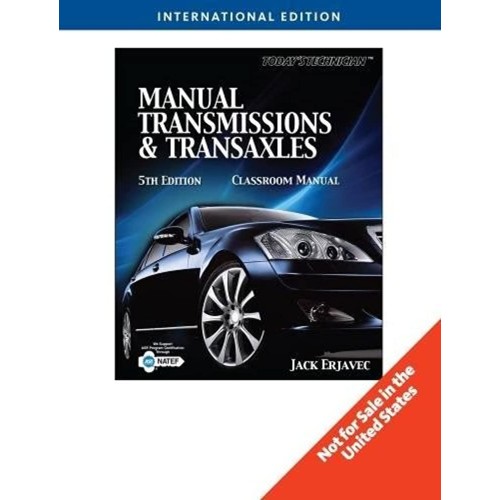 Manual Transmissions And Transaxles 5Ed Cm Sm...