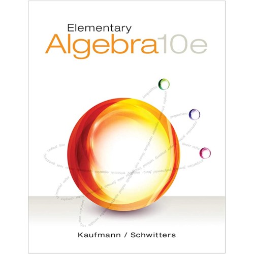 Elementary Algebra 10Ed (Hb 2015)