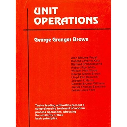 Unit Operations (Pb 2005)