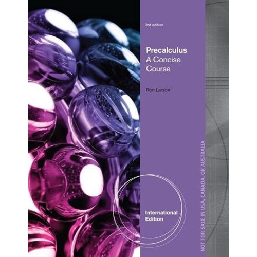 Precalculus A Concise Course 3Ed (Ie) (Pb 201...