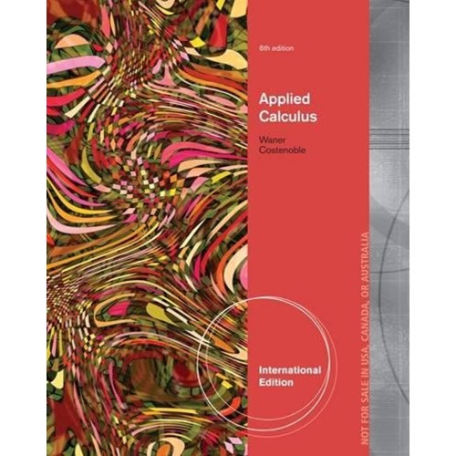 Applied Calculus 6Ed (Ie) (Pb 2014)